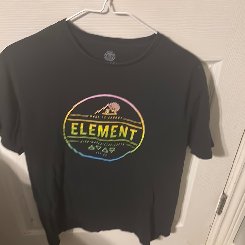 Element Black and Red Short Sleeve Tee